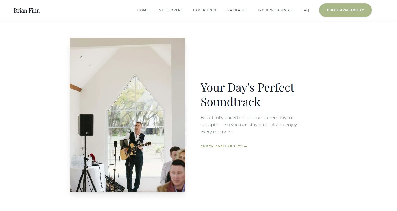 Brian Finn Music website